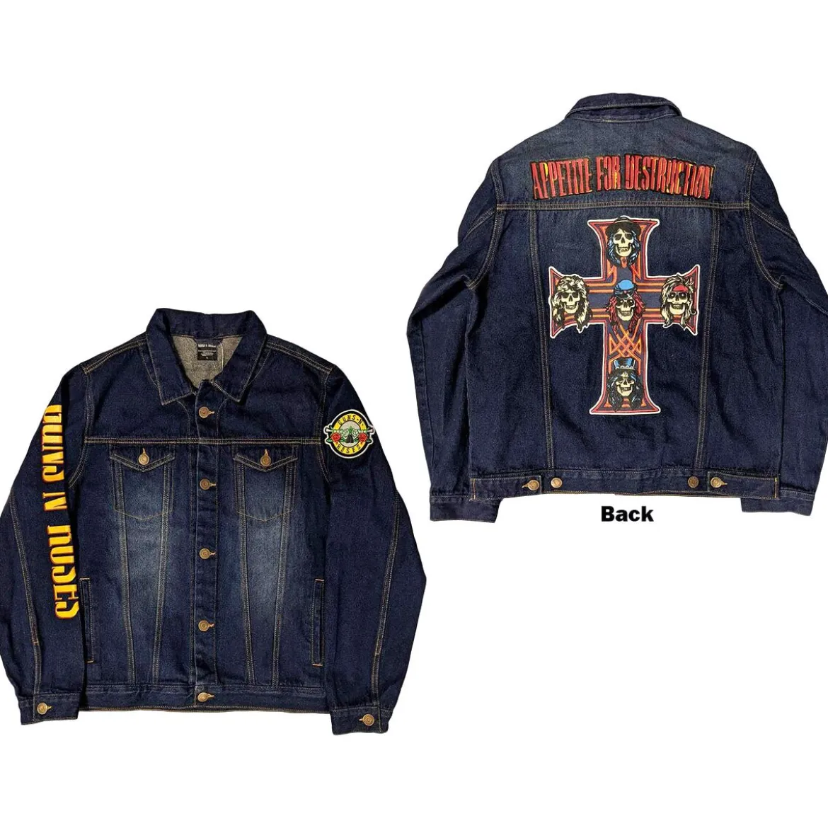 Guns N' Roses Appetite For Destruction - Unisex Farkkutakki