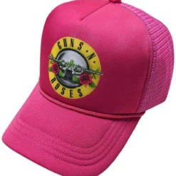 Guns N' Roses: Classic logo mesh back - Lippis, pinkki