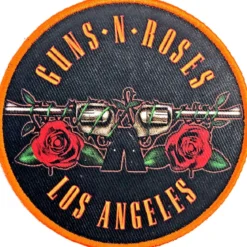 Guns N Roses Los Angeles Orange - Kangasmerkki