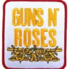 Guns N Roses stacked white - Kangasmerkki