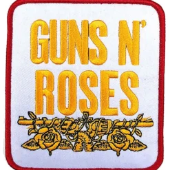 Guns N Roses stacked white - Kangasmerkki