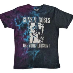 Guns N' Roses: Use Your Illusion monochrome wash - T-paita
