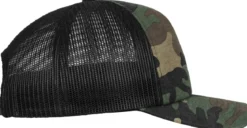 Happy Asshole Flexfit camo trucker - lippis, woodcamo