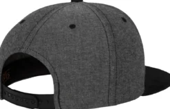 Happy Asshole Flexfit Chambray-Suede snapback - Lippis, black