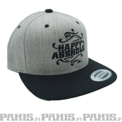 Happy Asshole Flexfit classic snapback 3-Tone - lippis, h.grey/black/green