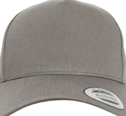 Happy Asshole Flexfit 5-panel curved classic - lippis, grey