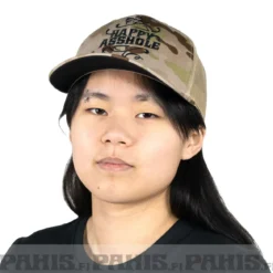 Happy Asshole Flexfit retro trucker multicam - lippis, khaki