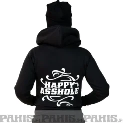 Happy Asshole - Naisten Vetoketjuhuppari