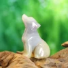 Harmaa akaatti - Susi, 5cm