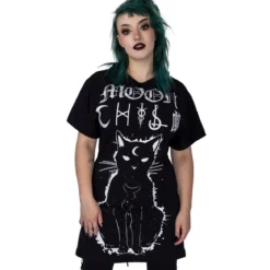 Heartless Moon Kitty - T-paita mekko