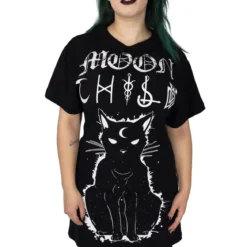 Heartless Moon Kitty - T-paita mekko