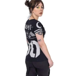 Heartless Moon Kitty Varsity - Lady fit T-paita