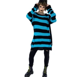 Heartless Oriana - Neulepaita, black/blue