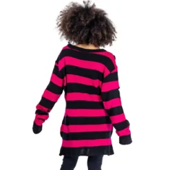 Heartless Oriana - Neulepaita, black/dark pink