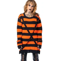 Heartless Oriana - Neulepaita, black/orange