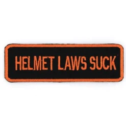 Helmet laws suck - Kangasmerkki