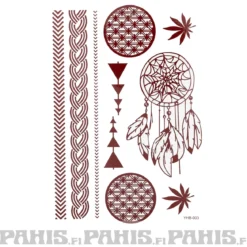 Henna - siirtotatuointi, 21cm