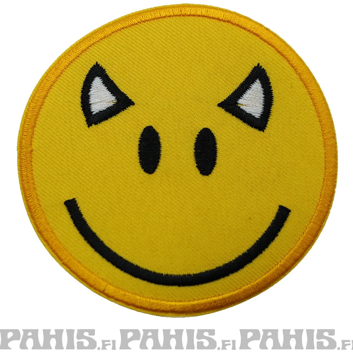 Hornedhappy face - kangasmerkki