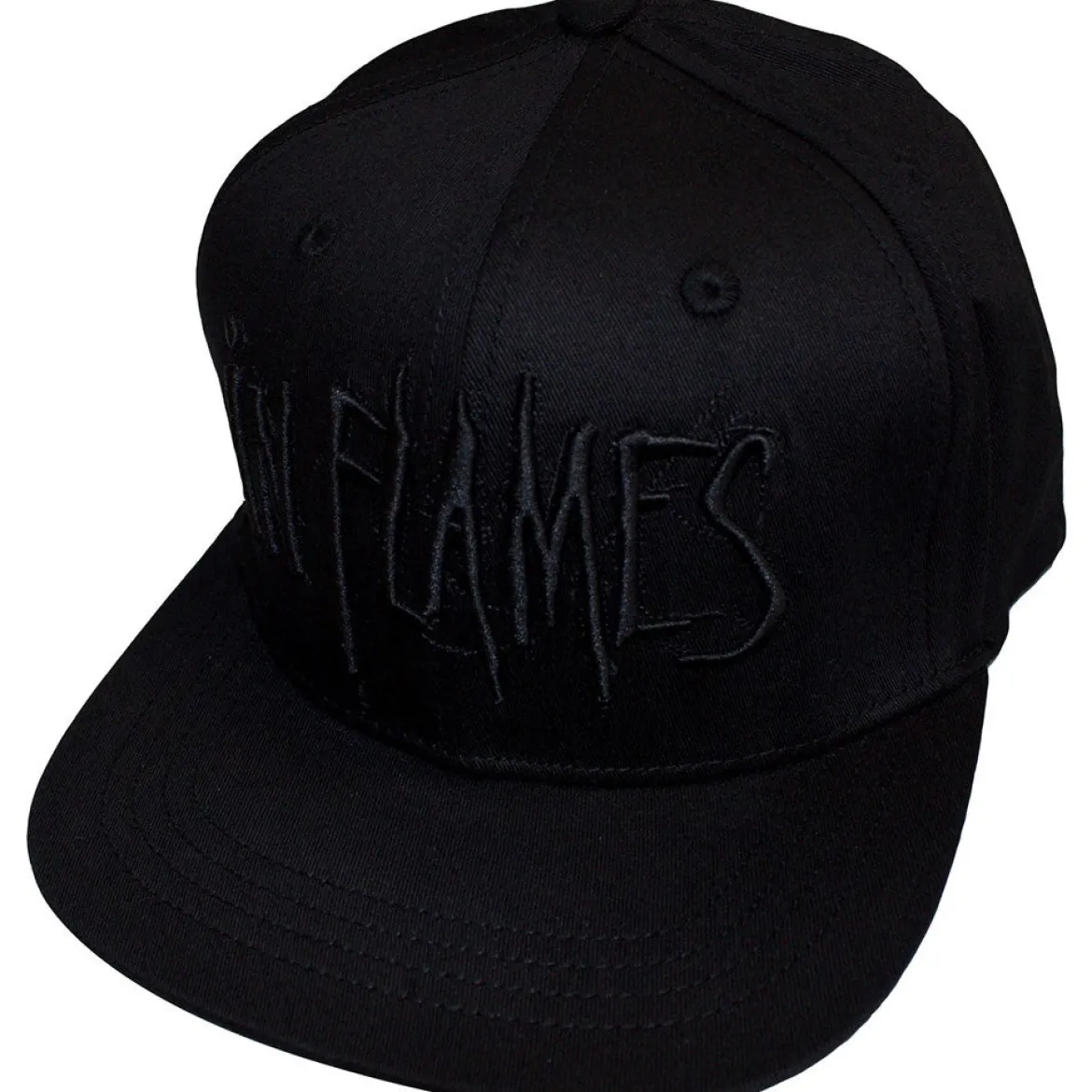 In Flames: Black logo - Snapback Lippis