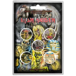 Iron Maiden Early Albums - Pinssi setti 5kpl