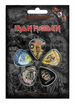 Iron Maiden The Faces Of Eddie - Plektrasetti 5kpl