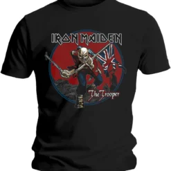 Iron Maiden Trooper Red Sky- T-paita