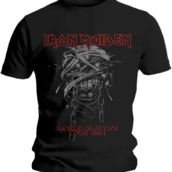 Iron Maiden World Slavery 1984 Tour T-paita