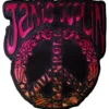 Janis Joplin Peace Sign Kangasmerkki