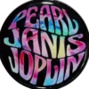 Janis Joplin: Pearl Emblem Colour - Pinssi
