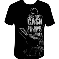 Johnny Cash Man comes around - T-paita