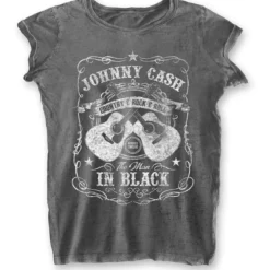 Johnny Cash The man in black - Naisten T-paita