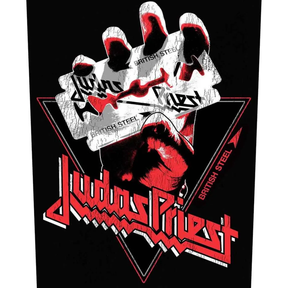 Judas Priest British Steel Vintage - Kangasmerkki, selkä