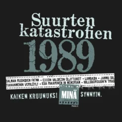 Katastrofi 1989 Lady Fit T-paita