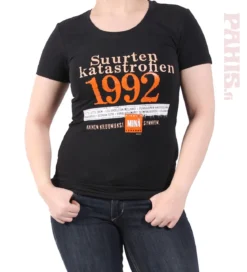 Katastrofi 1992 Lady Fit T-paita