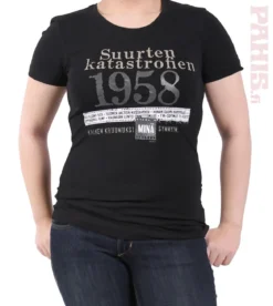 Katastrofi 1958 Lady Fit T-paita