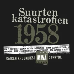 Katastrofi 1958 Lady Fit T-paita