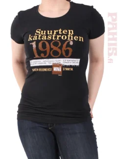 Katastrofi 1986 Lady Fit T-paita