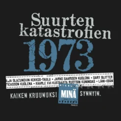 Katastrofi 1973 Lady Fit T-paita