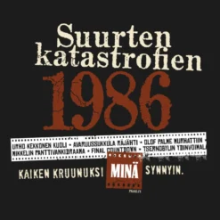 Katastrofi 1986 T-paita