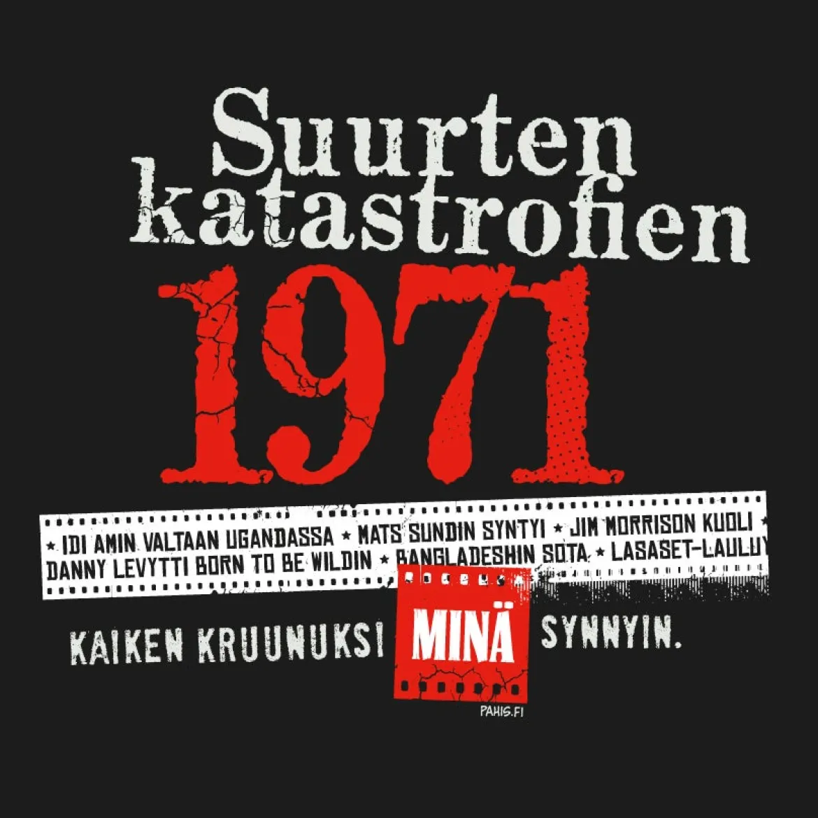 Katastrofi 1971 - T-paita / Ladyfit T-paita