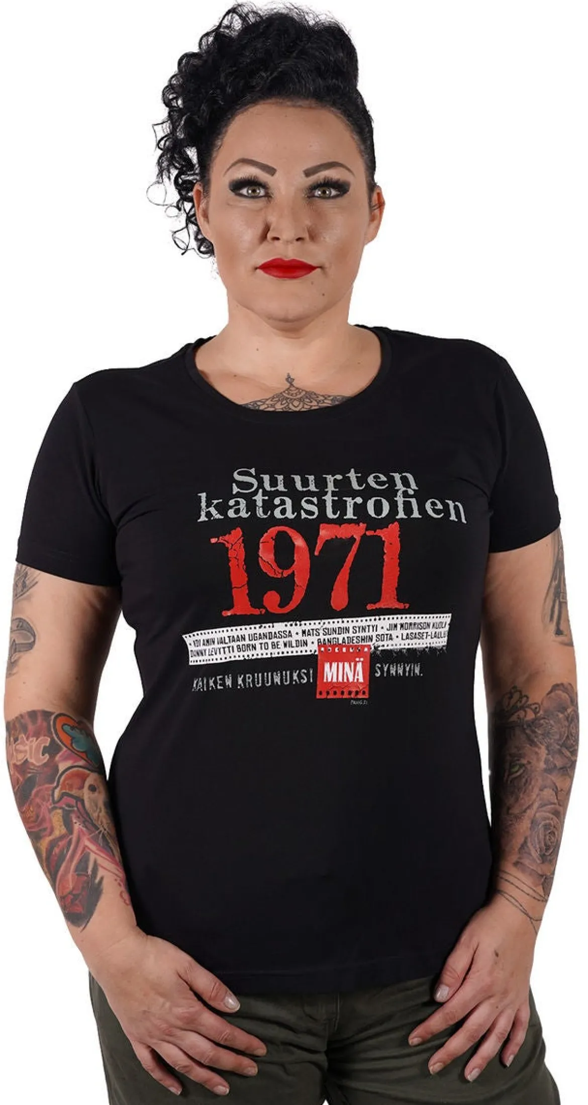 Katastrofi 1971 - T-paita / Ladyfit T-paita