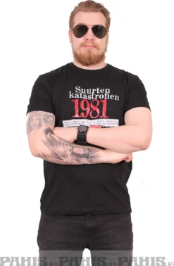 Katastrofi 1981 - T-paita / Ladyfit T-paita
