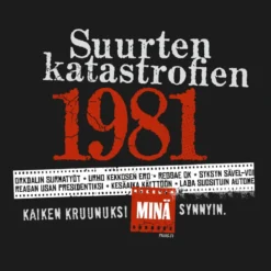 Katastrofi 1981 - T-paita / Ladyfit T-paita