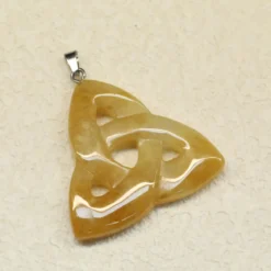 Keltainen aventuriini - Triquetra-riipus