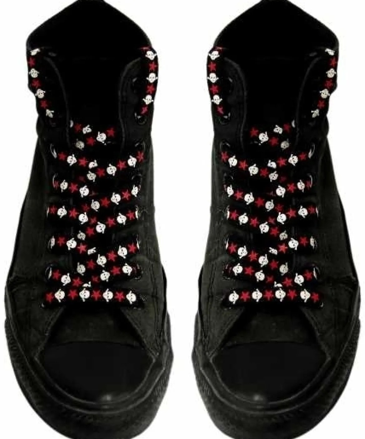 Kengännauhat, White Skulls Red Stars