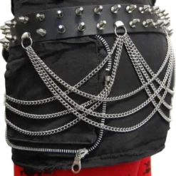 Killer Rivets With Chain - Nahkavyö