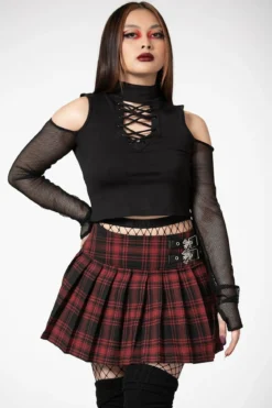 Killstar Bat Girl - Hame, tartan