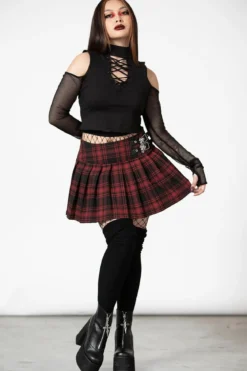 Killstar Bat Girl - Hame, tartan