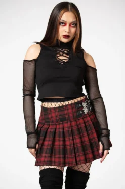 Killstar Bat Girl - Hame, tartan