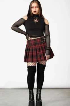 Killstar Bat Girl - Hame, tartan